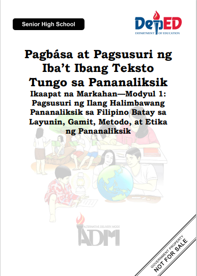 Pagbása at Pagsusuri ng  Iba’t Ibang Teksto  Tungo sa Pananaliksik