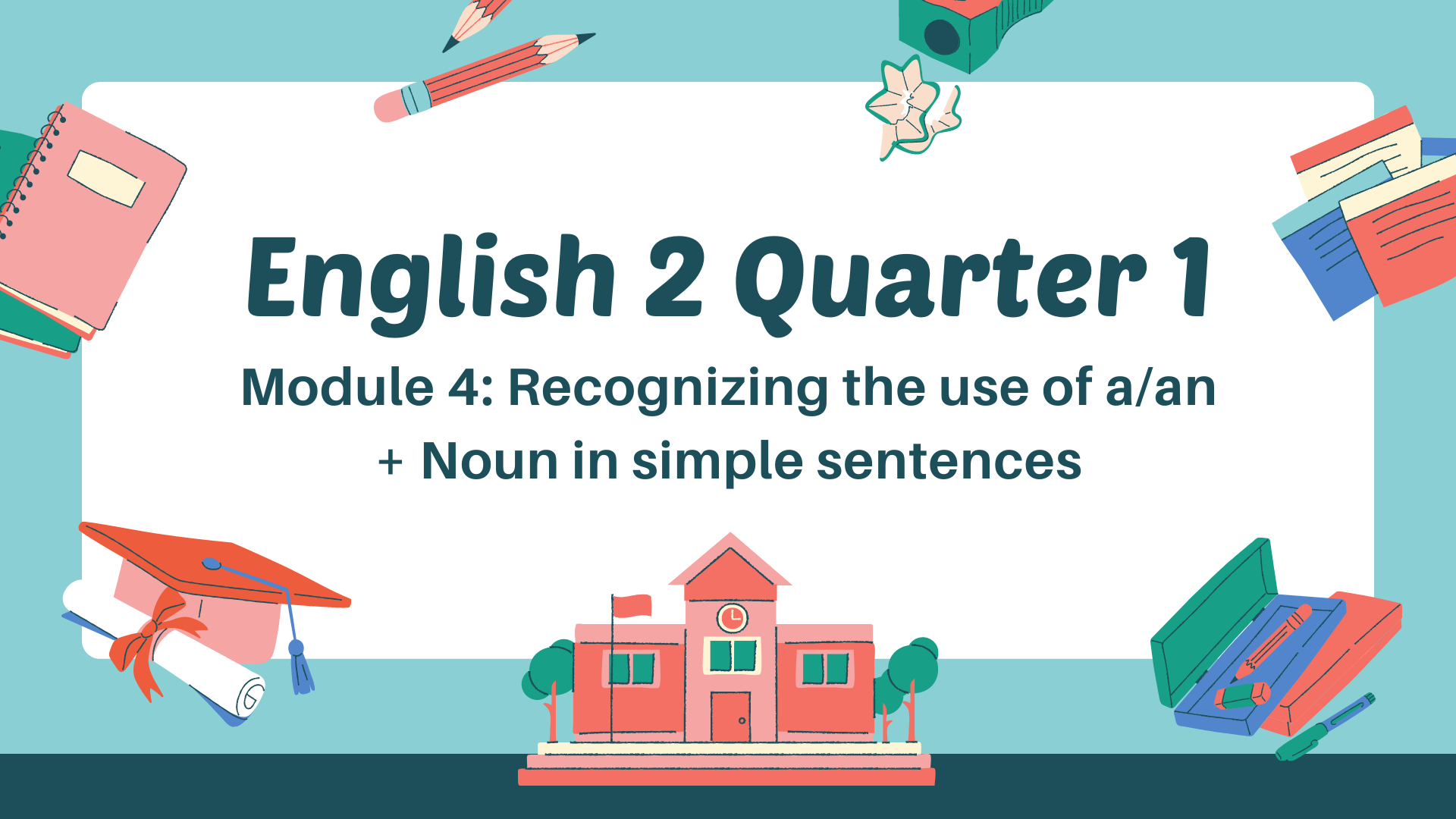 107486_LumanglipaES_English_2_Quarter1_Module4_Recognizing the Use of A/An+ Noun in Simple Sentences